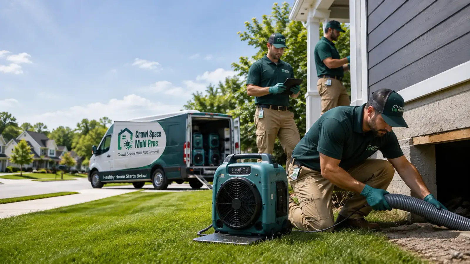 Crawl Space Mold Removal in Sycamore, IL